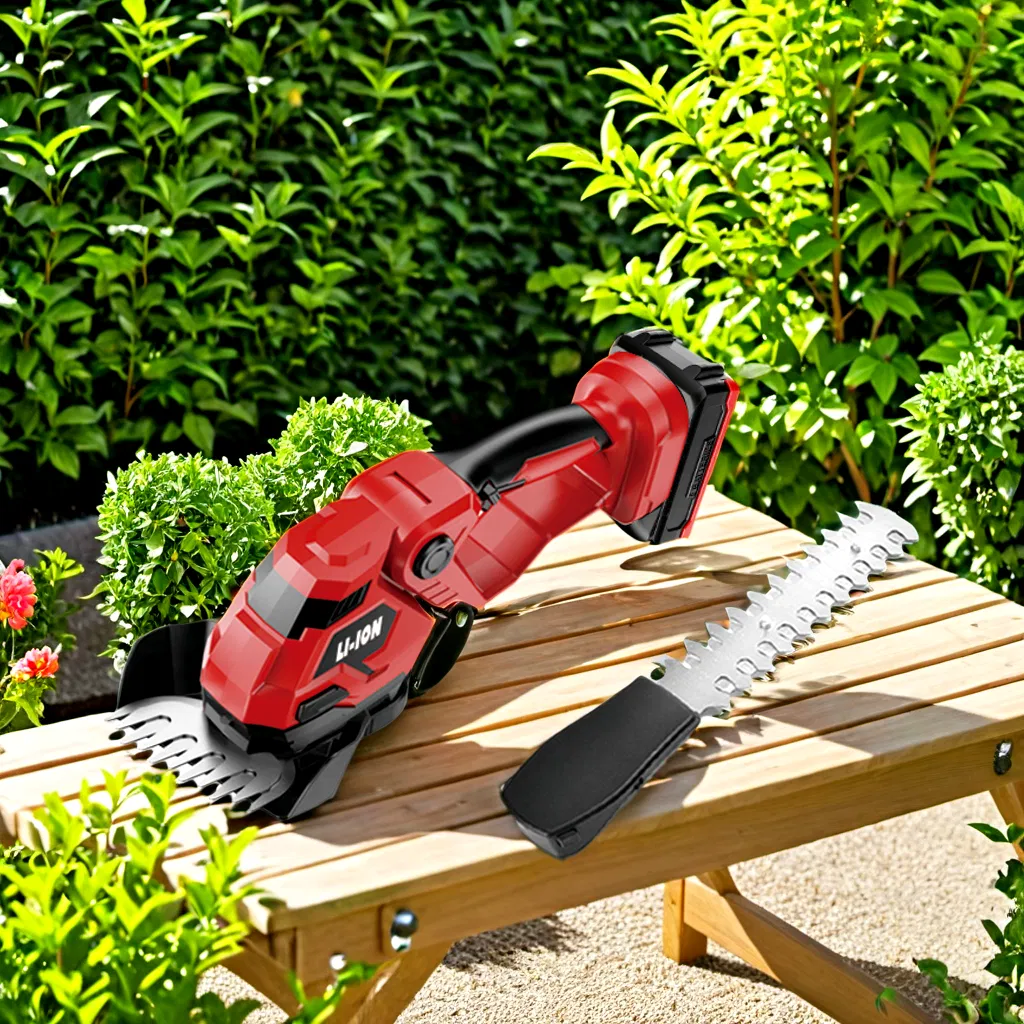 Аккумуляторный триммер для живой изгороди 2 в 1, 18В