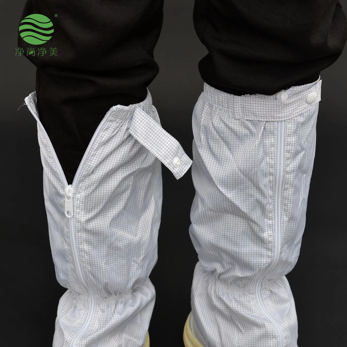 Reusable Washable White Various Size Antistatic Safety Shoes ESD Cleanroom Covers Boots