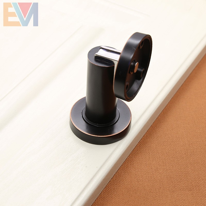 Hotel Use and Metal Door Accessories Zinc Alloy Magnetic Wall Mounted Door Stoppers