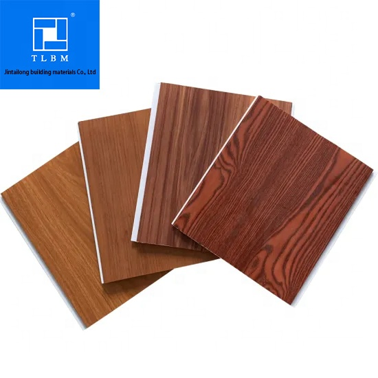 Philippines Market Popular Wooden Color PVC Ceiling Board Lamination