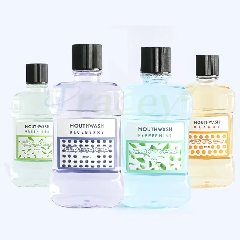Tracey 30 Second Portable Fresh Breath Mint Flavor Mouthwash Non-Alcoholic Teeth Whitening Antibacterial Mild Non-Irritating