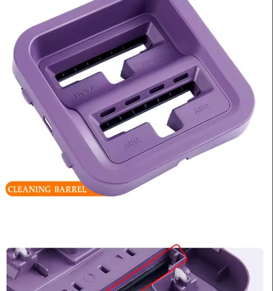 Hands Free Flat Floor Mop and Bucket with Wringer Set, 3 Washable Microfiber Pads Wet and Dry Use, Floor Cleaning System for Home