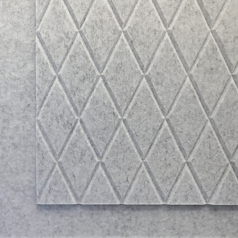 Decorative 9/12mmm Customization Acoustic Hexagonal Pet Felt 100% Polyester Acoustic Panel