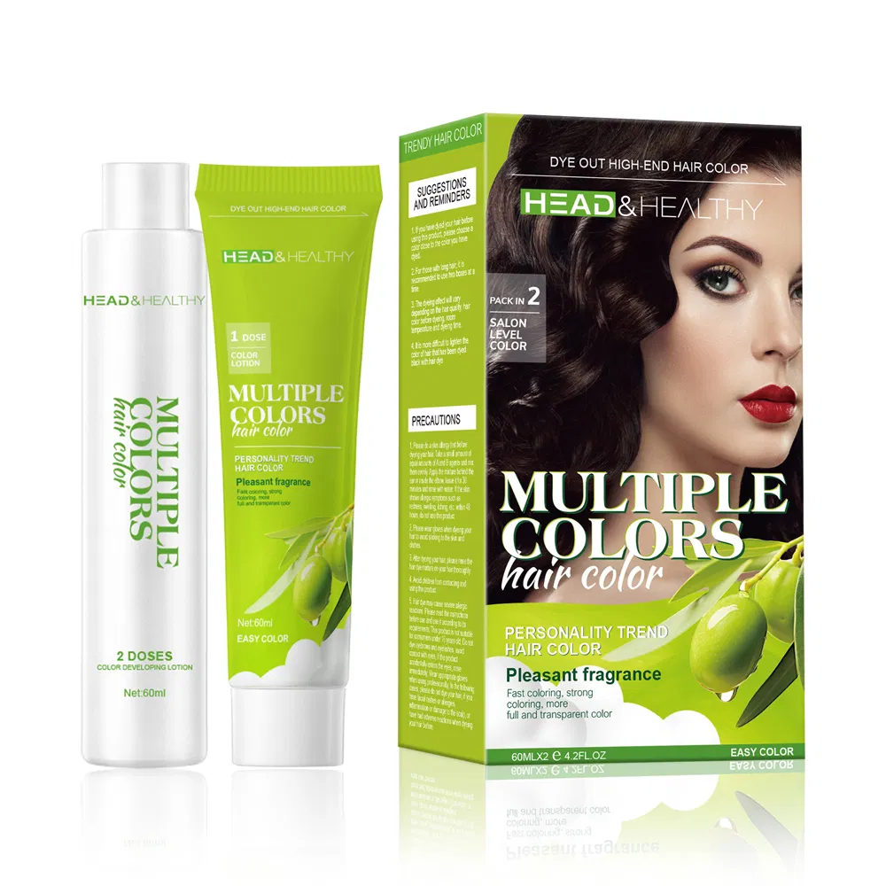 Intense Plum Hair Color Dye - 120ml Cream with Custom Design