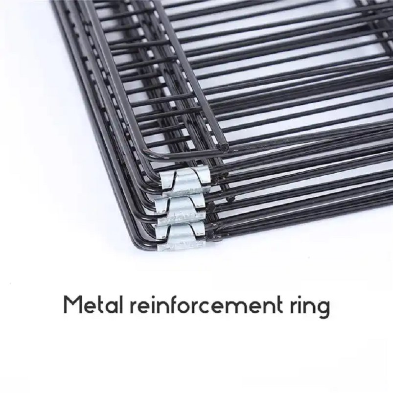 Black Dog Fence Kennel Folding Exercise Play Large Playpen