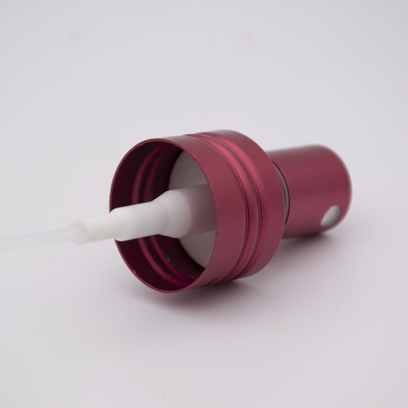 Anodized Aluminum Screw Mouth Fine Mist Perfume Nozzle Sprayer Head Pump
