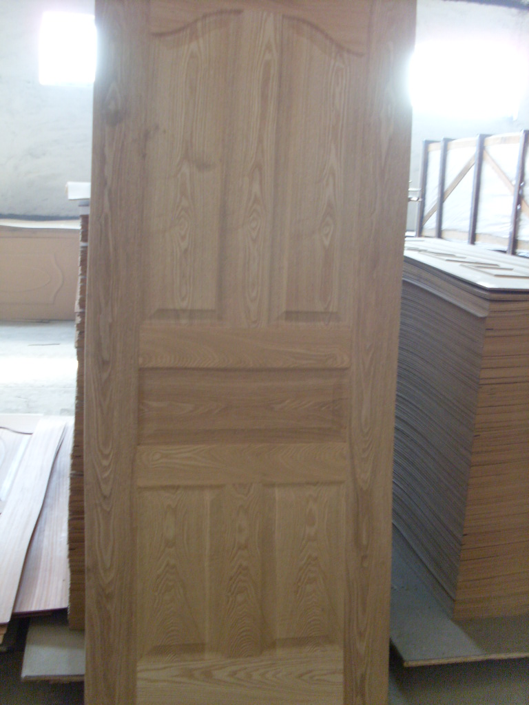 Natural Veneer and Melamine HDF Core Doorskin