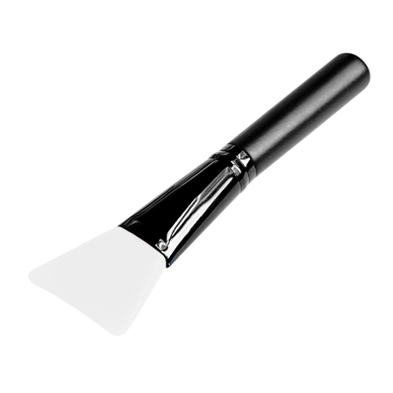 Wood Handle Silicone Face Mash Lady Brush