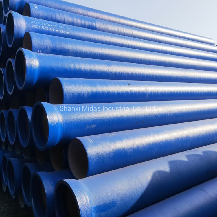 ISO2531 700mm Centrifugal Ductile Cast Iron Di Tyton Pipe for Water Supply
