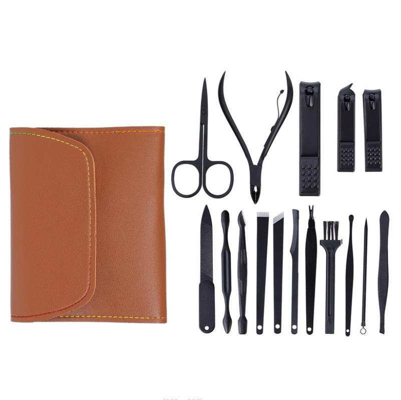 Manicure Pedicure Nail Clipper Set with PU Bag
