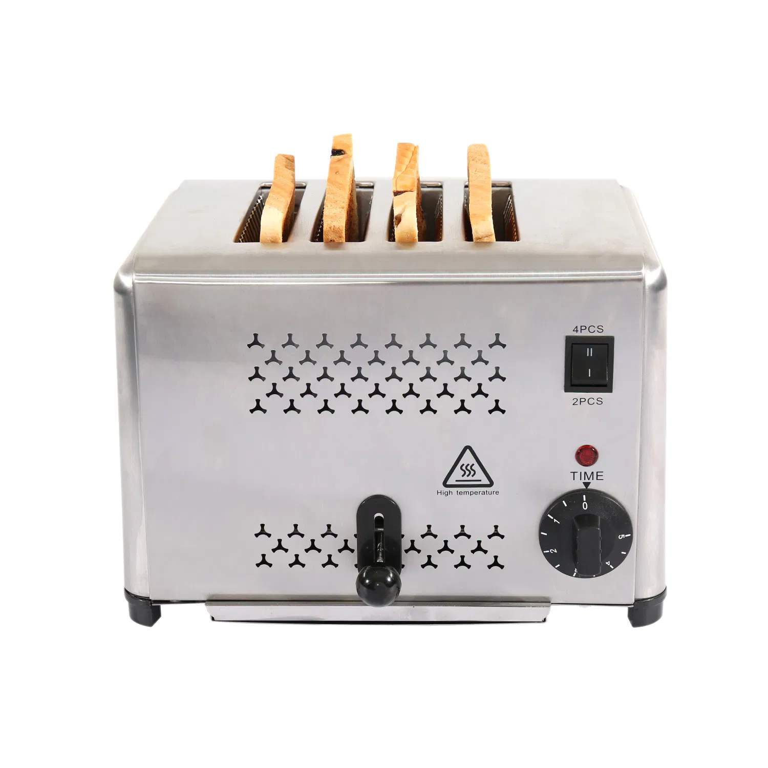 CE Approved Electric 4-Slice Bread Toaster with Automatic Pop-up