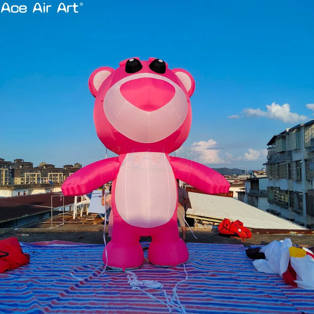 Eye-Catching Pink Inflatable Strawberry Bear, Toy Story Themed Event Decor
