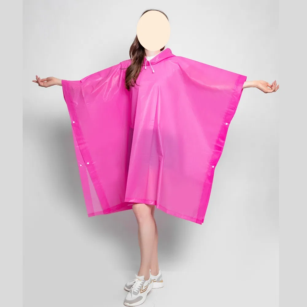 Premium Waterproof Disposable Rain Poncho for Adults and Kids Bl23262