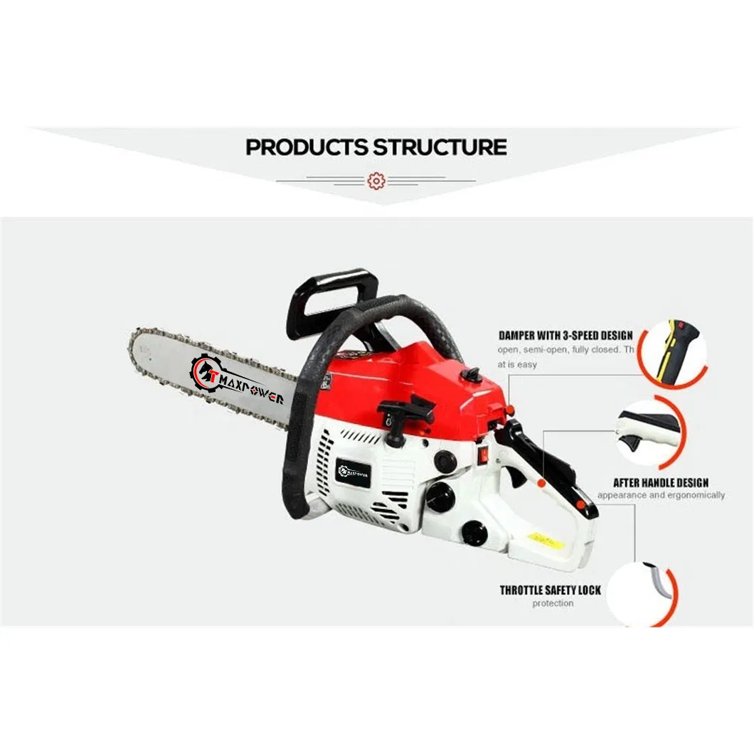 High Quality 55cc Chain Saw with 16in Chain and Bar TM-CS5800