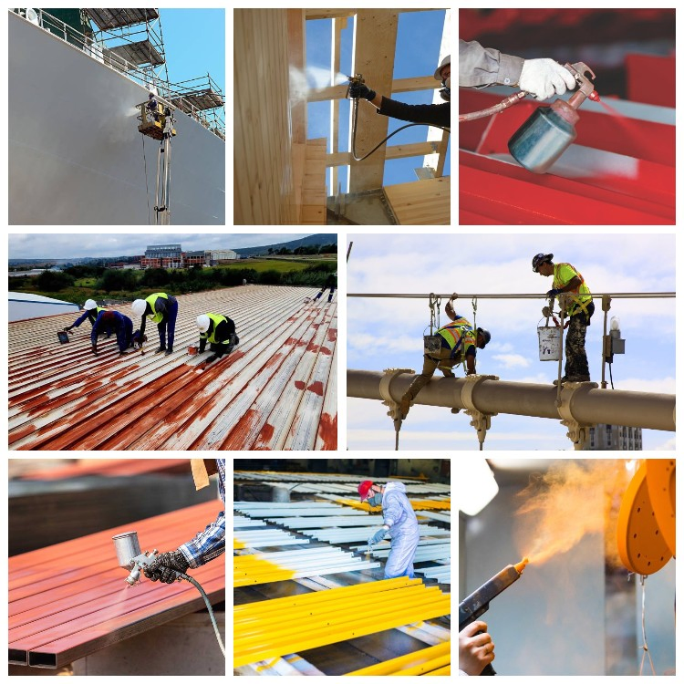 Thermal Insulation Heat Reflective Roof Paint Acrylic Polyurethane Coating Roof Metal Roof Coating