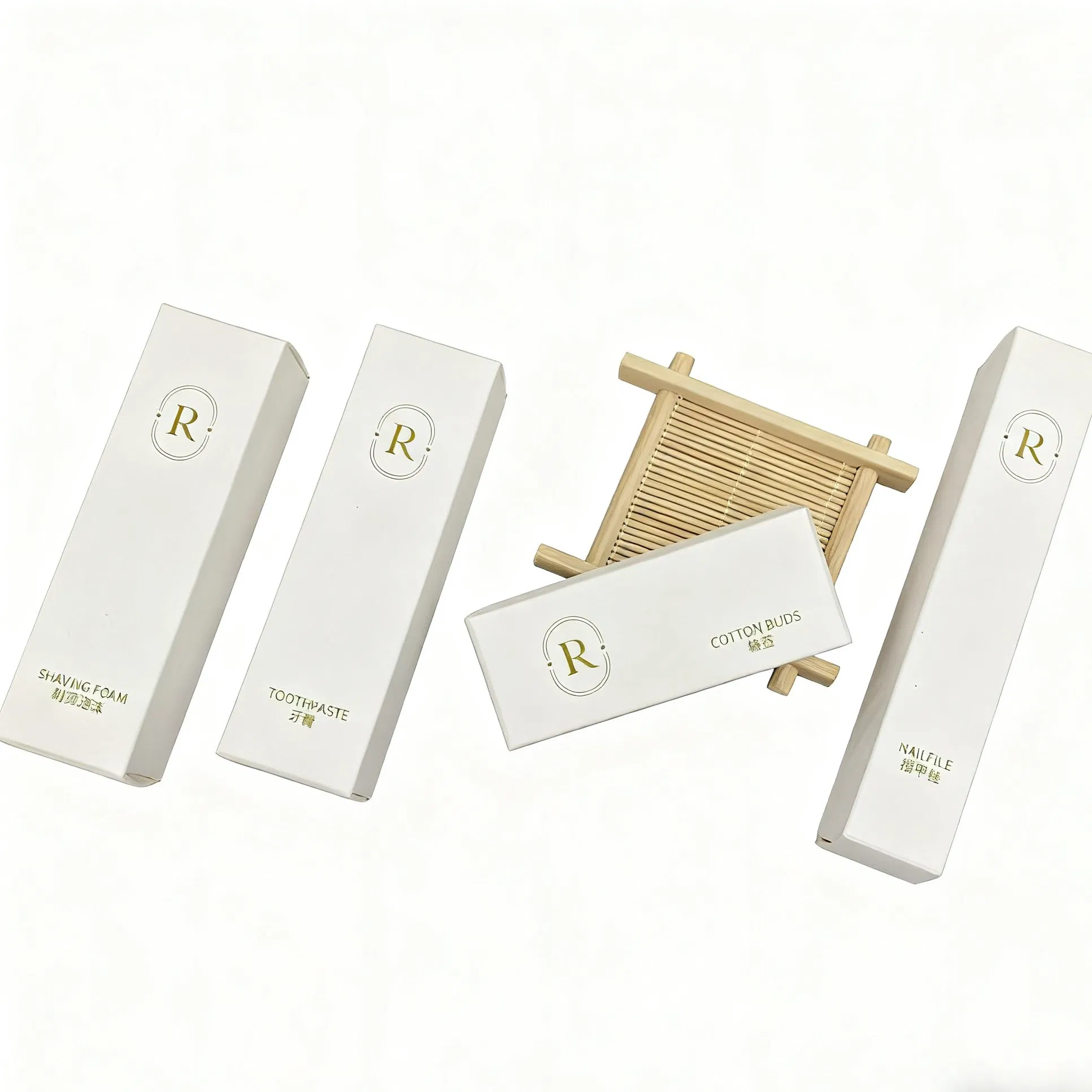 Luxury Hotel Guest Room Amenities Kit with Custom Logo Gift Box