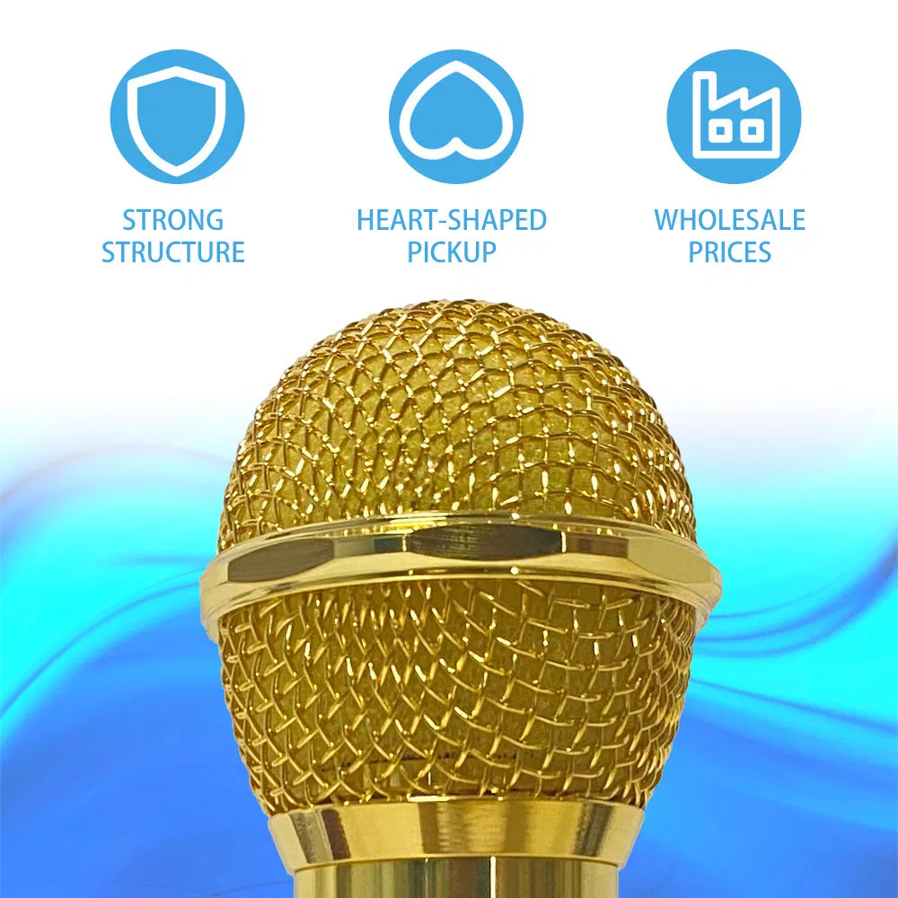 Factory Direct Handheld Wired Dynamic Microphone for Singing Karaoke Microphone