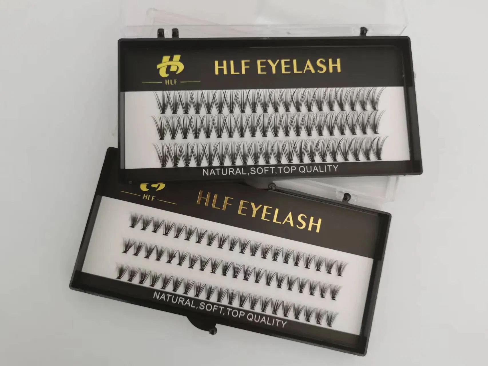 Customized Hlf 60PCS Box of 10d Premade Fan Eyelash Extensions