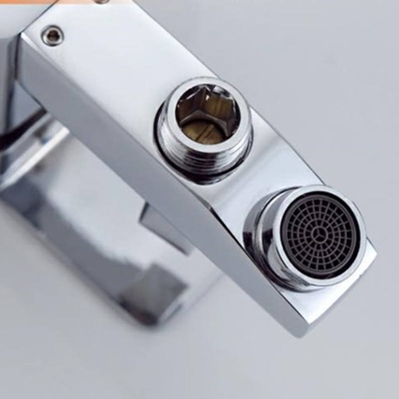 Смеситель для ванны тройной скрытый с термостатом