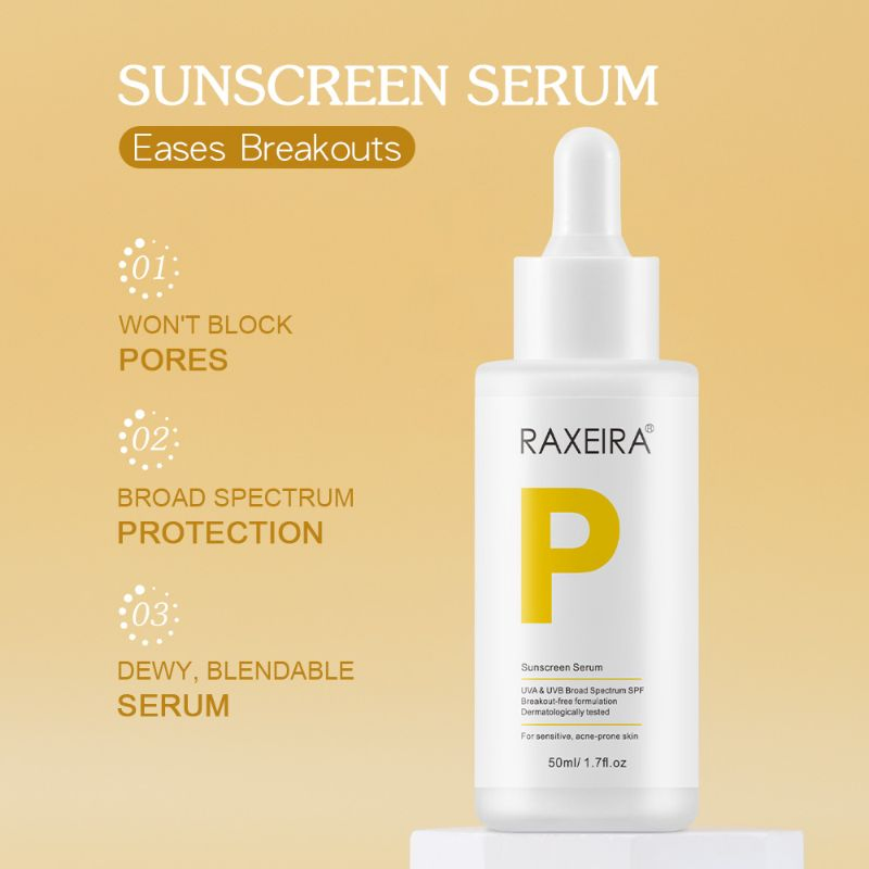 Hot Selling Factory Wholesale Private Label Natural Sun Protection Sunscreen Serum