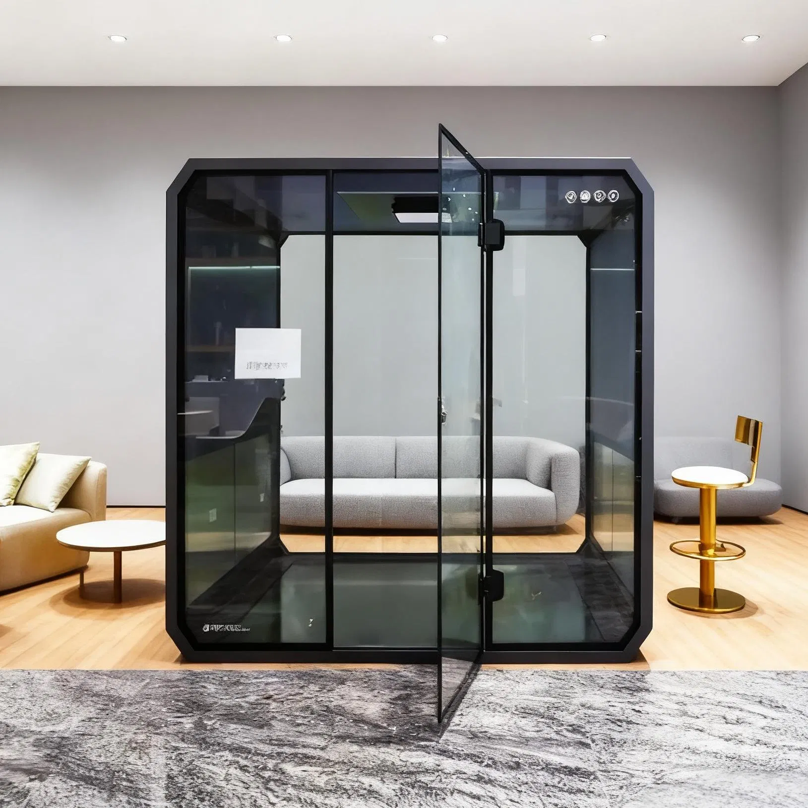 Mingle Furniture Privacy Soundproof Telephone Booth Professional Manufacturer Soundproof Pod