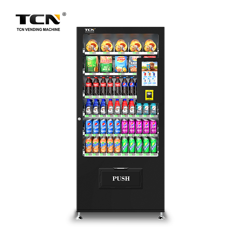 Tcn Chinese Manufacturer Snack Vending Machine 10.1 Inches Touch Screen Vending Machine