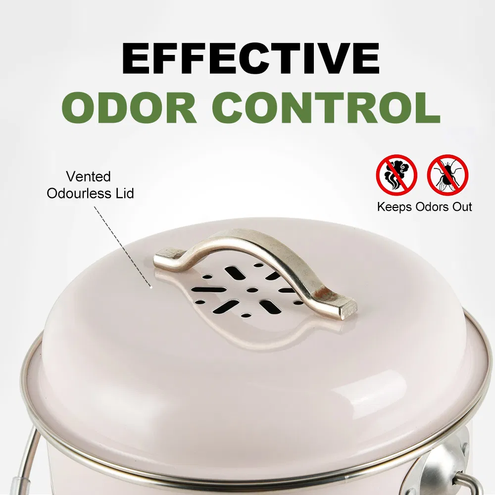 Компостный контейнер для кухни из нержавеющей стали