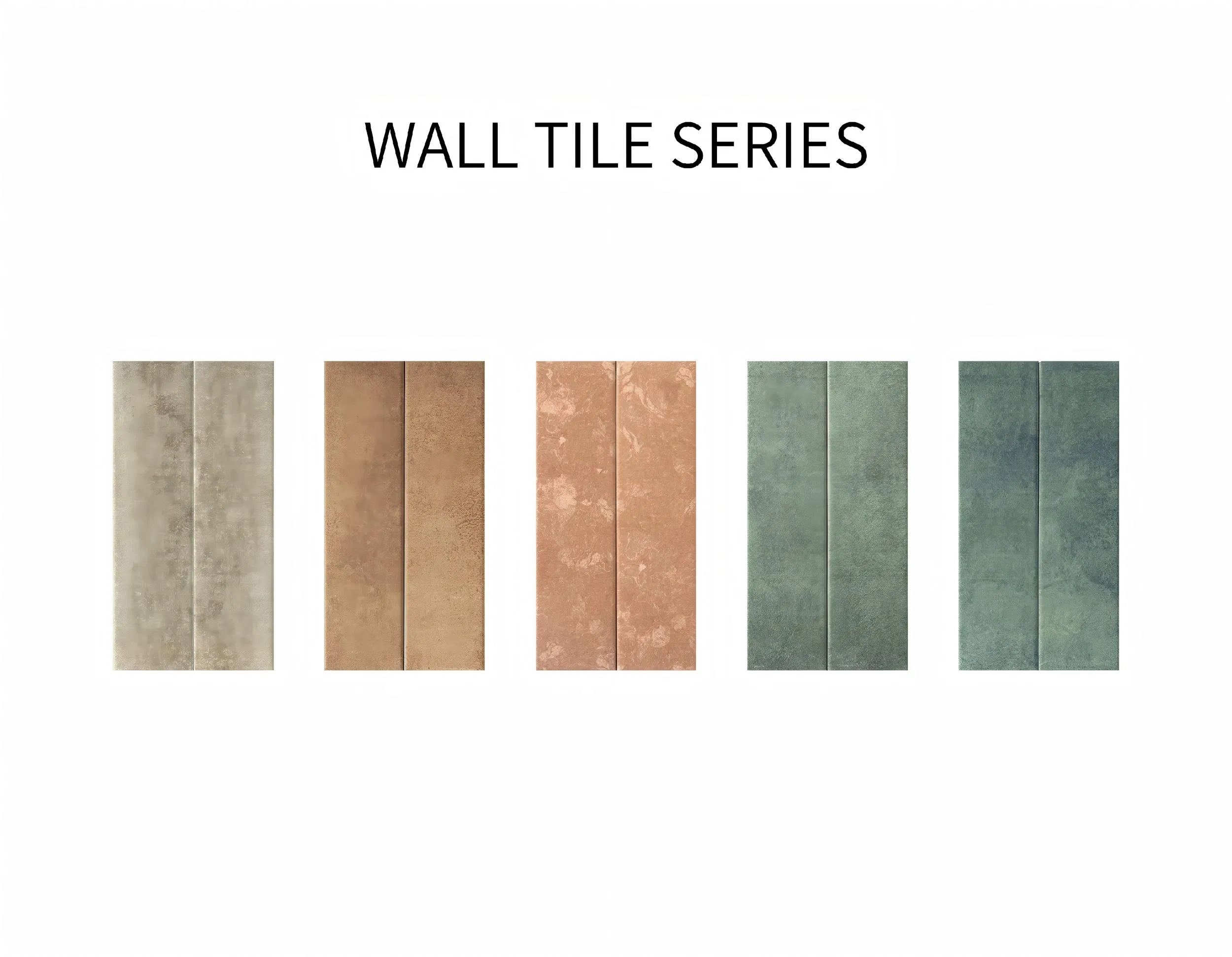 75X300mm Inkjet Series Dull Polish Surface Strip Shape Ceramic Tiles