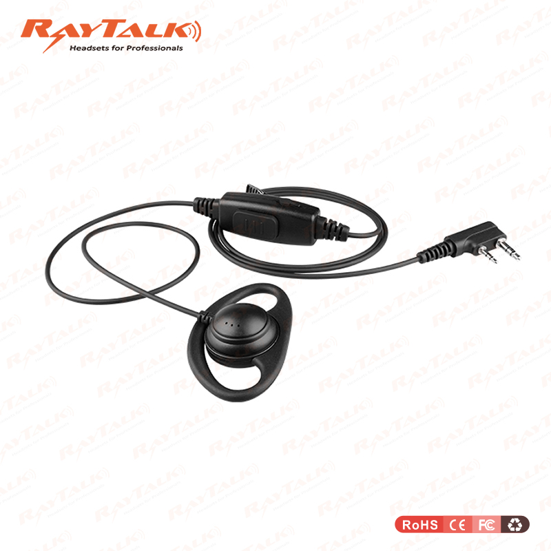 Гарнитура D-Ring с PTT-микрофоном для Kenwood TK3160
