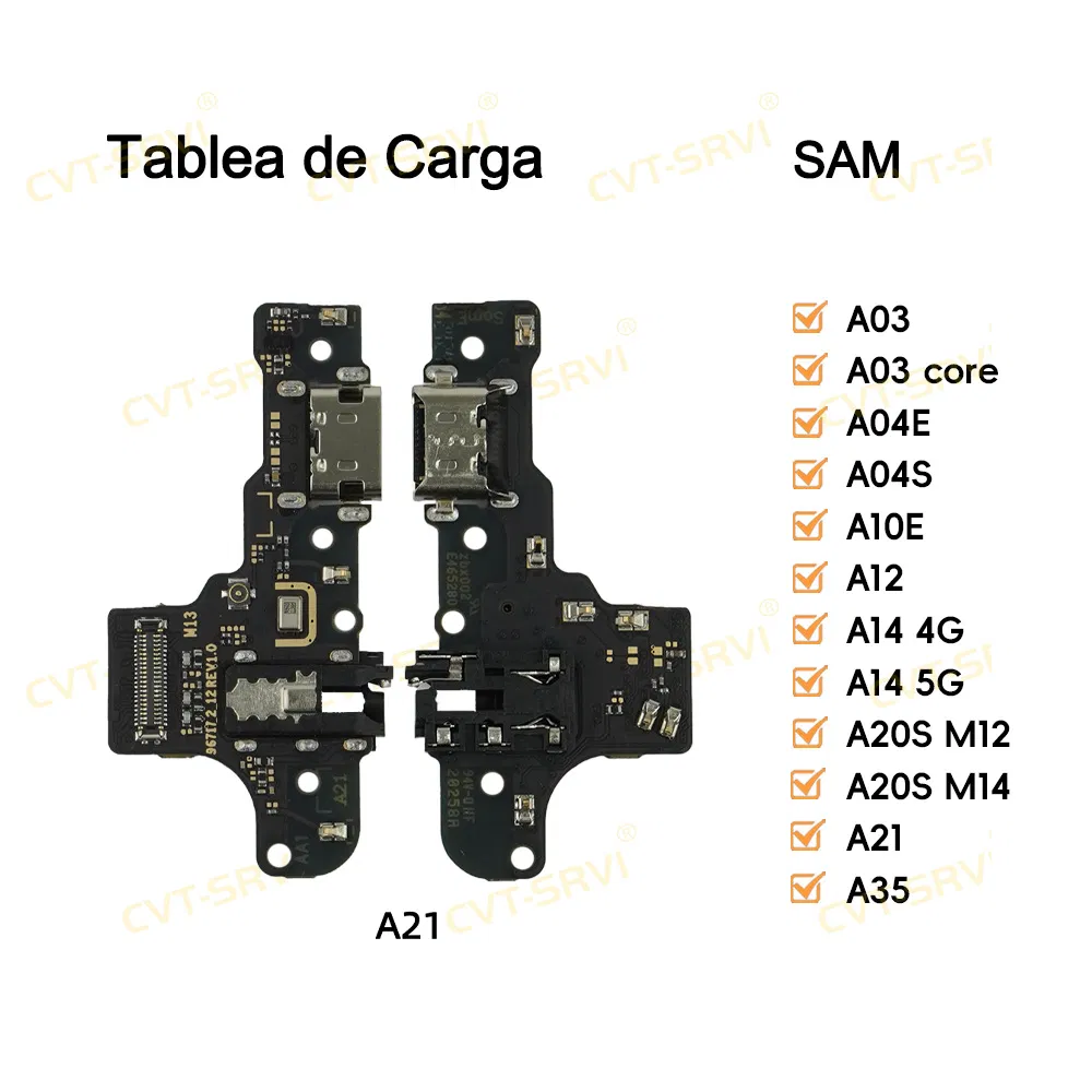 Шлейф зарядки для Samsung A03/A04e/A14/A21