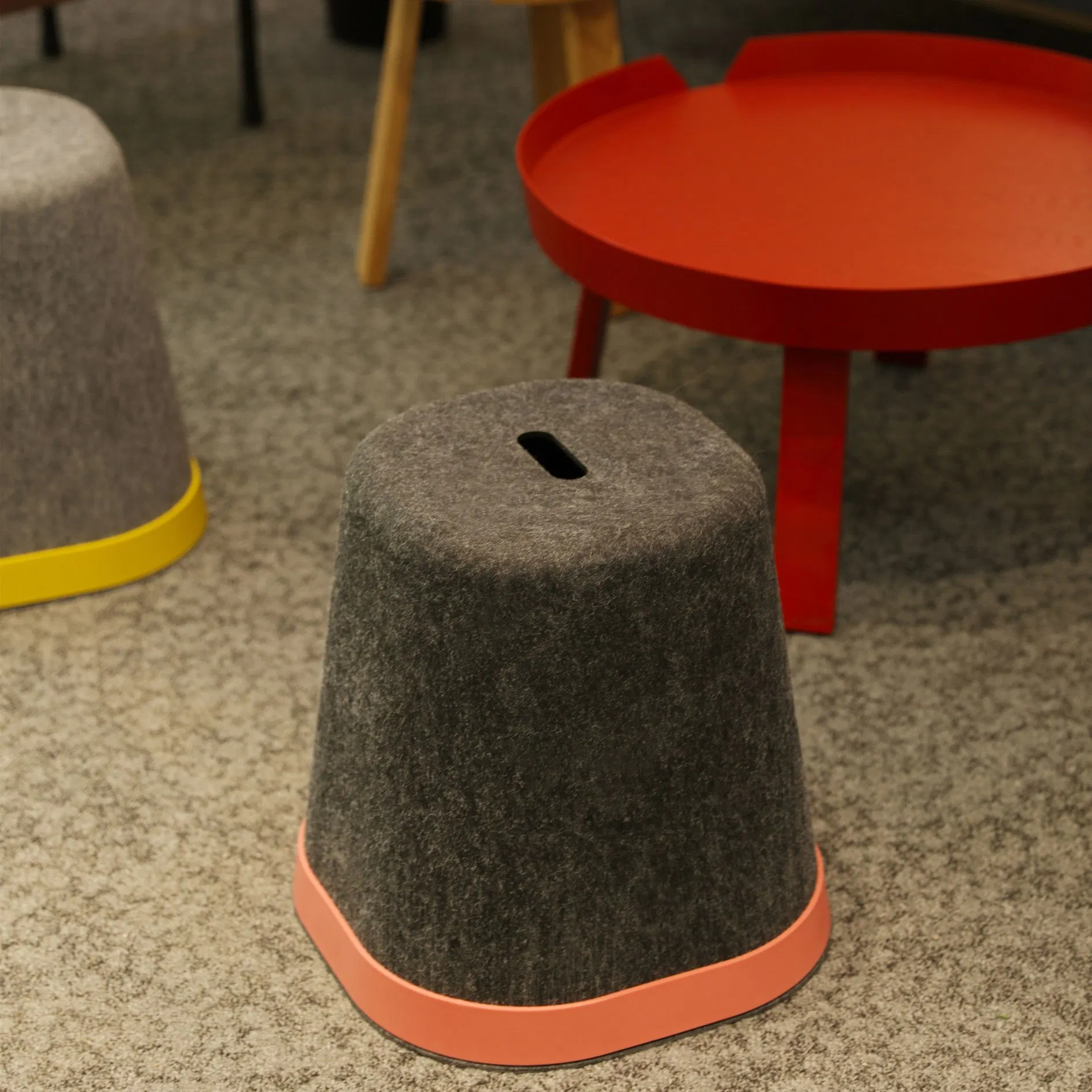 100% Polyester Fiber Laundry Basket Dirty Clothes Basket Buck Basket