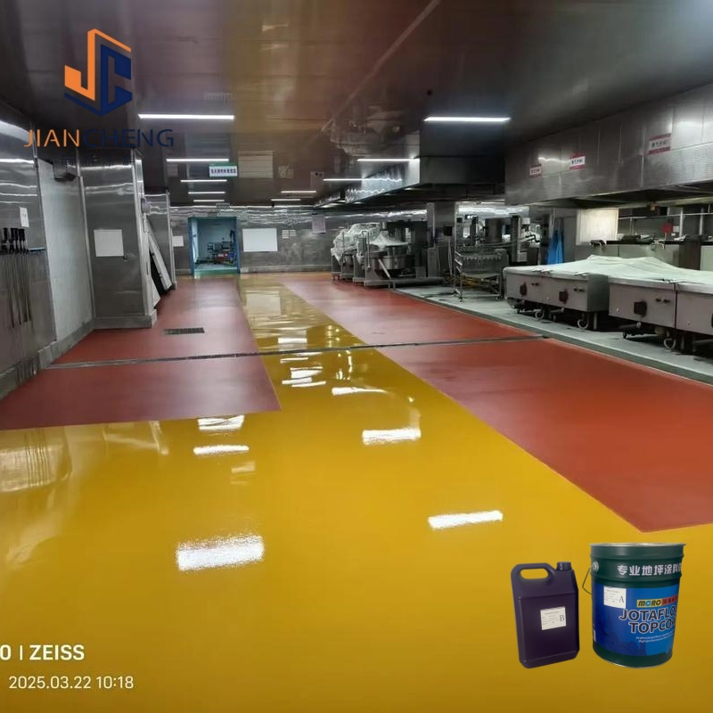 Water-Based Environmentally Four-Component High-Strength Polyurethane and Cementitious Based for Flooring in The Food Industry Coating