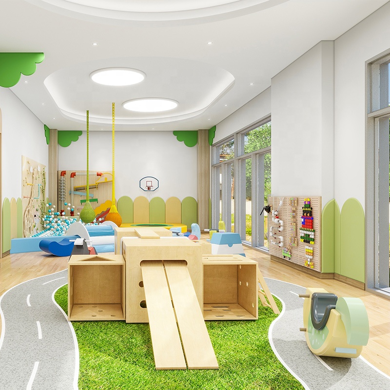 Игровой центр детский деревянный для сада школы