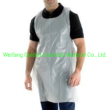 Personal Cleaning Apron Disposable Apron Corn Starch Biodegradable and Compostable Apron