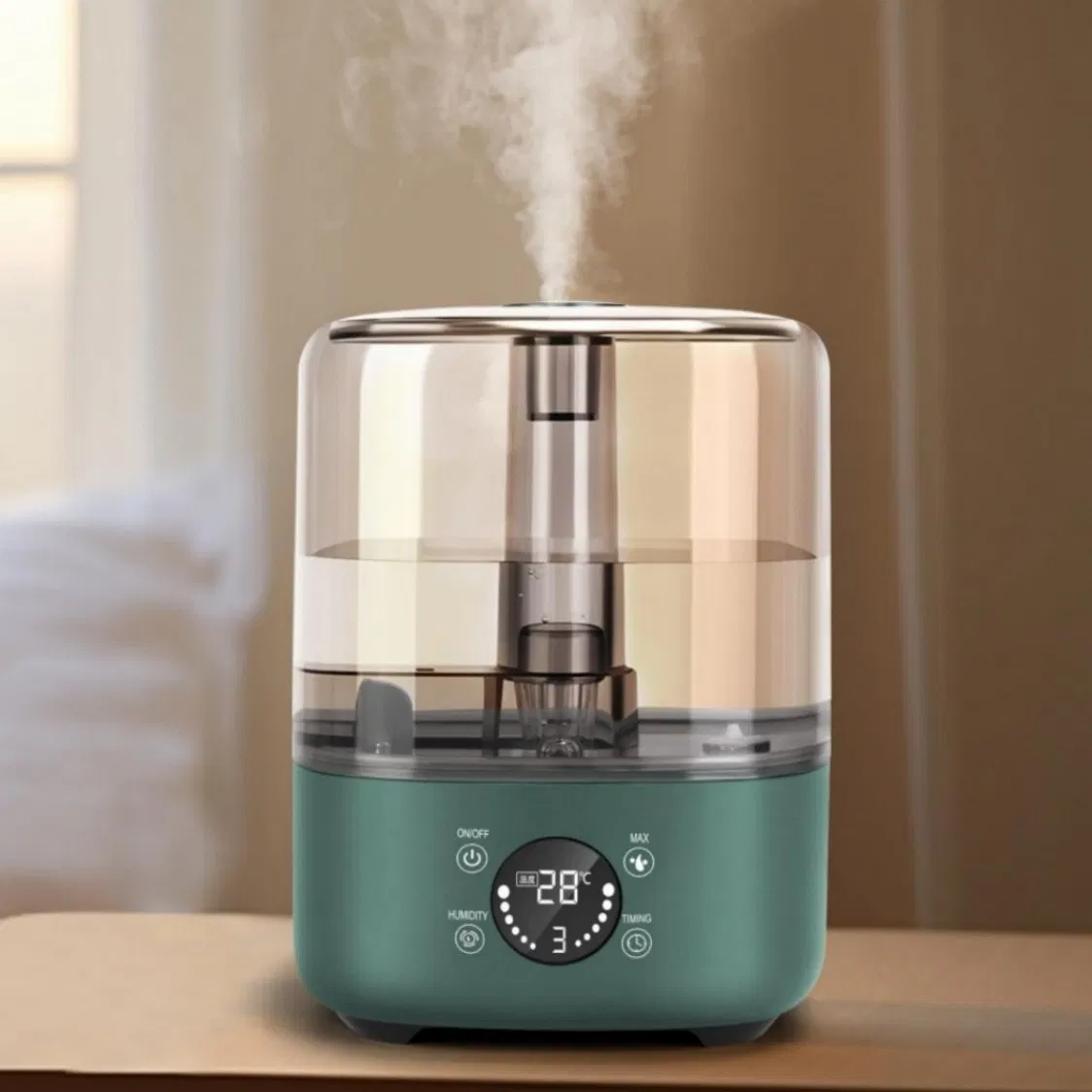 All-Day Use Comfortable Air Evenly Quiet Home Office Bedroom USB-Powered Air Humidifier