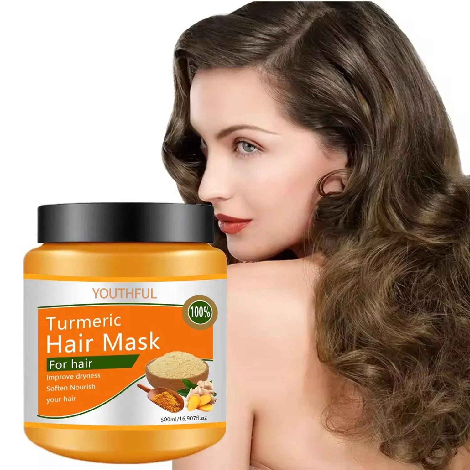 500ml Anti Split Ends Ginger Natural Restorative Hair Mask