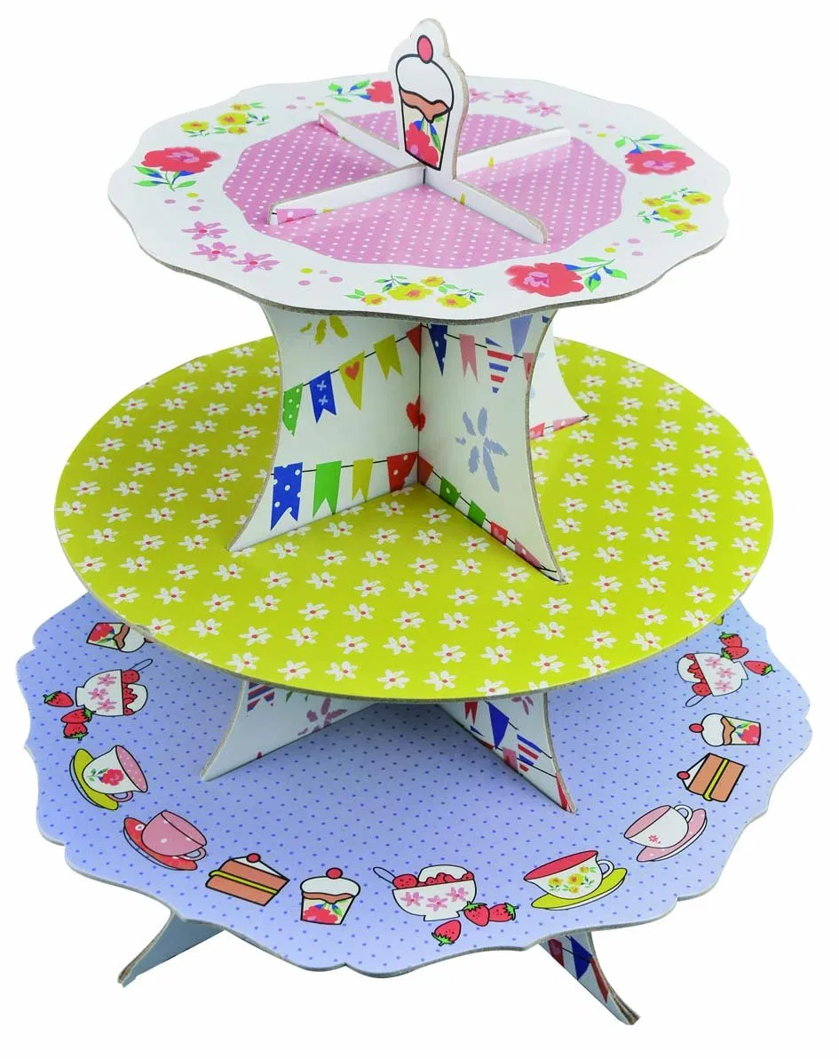 Cake Display Table Decoration Wedding Dessert Tray Silver Glod Cake Stand