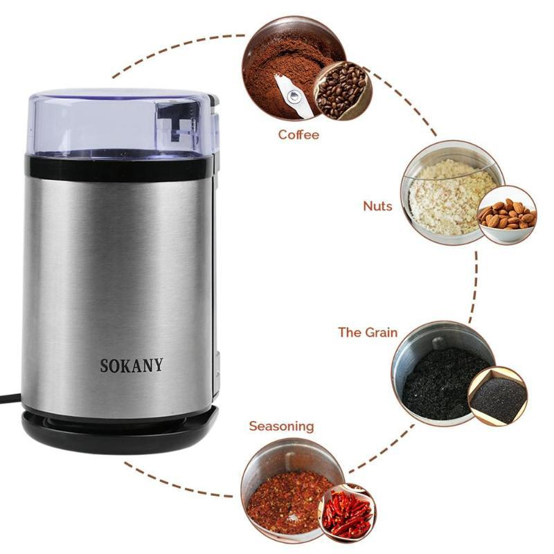 Grind Coffee Bean Blender Coffee Grinder Coffee Bean Grinder Electric Coffee Grinder Sokany Coffee Grinder Machine Coffee Electric Grinder