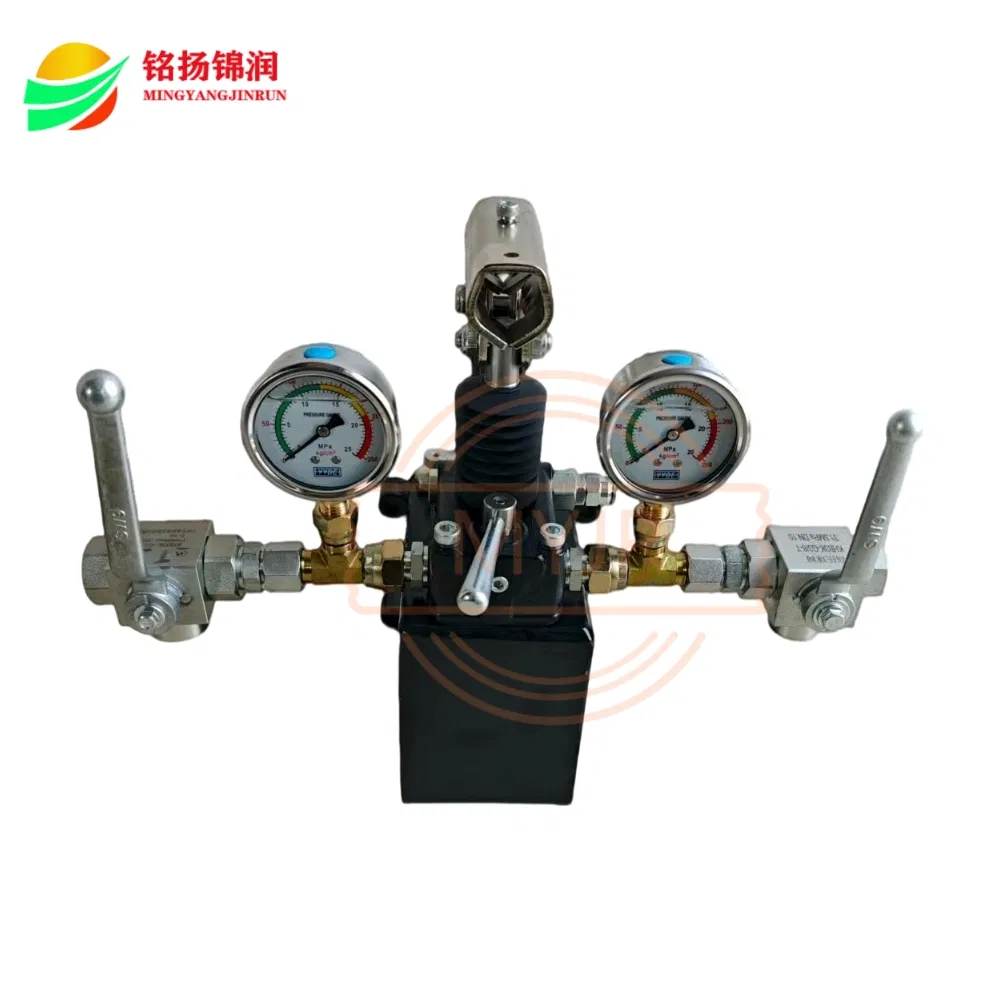 Ручной гидравлический насос MYPMDVB-45, 35 МПа