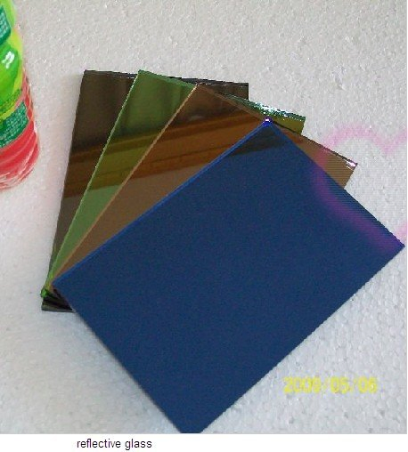 4-12mm Colorful Reflective Architectural Glass for Commercial Building