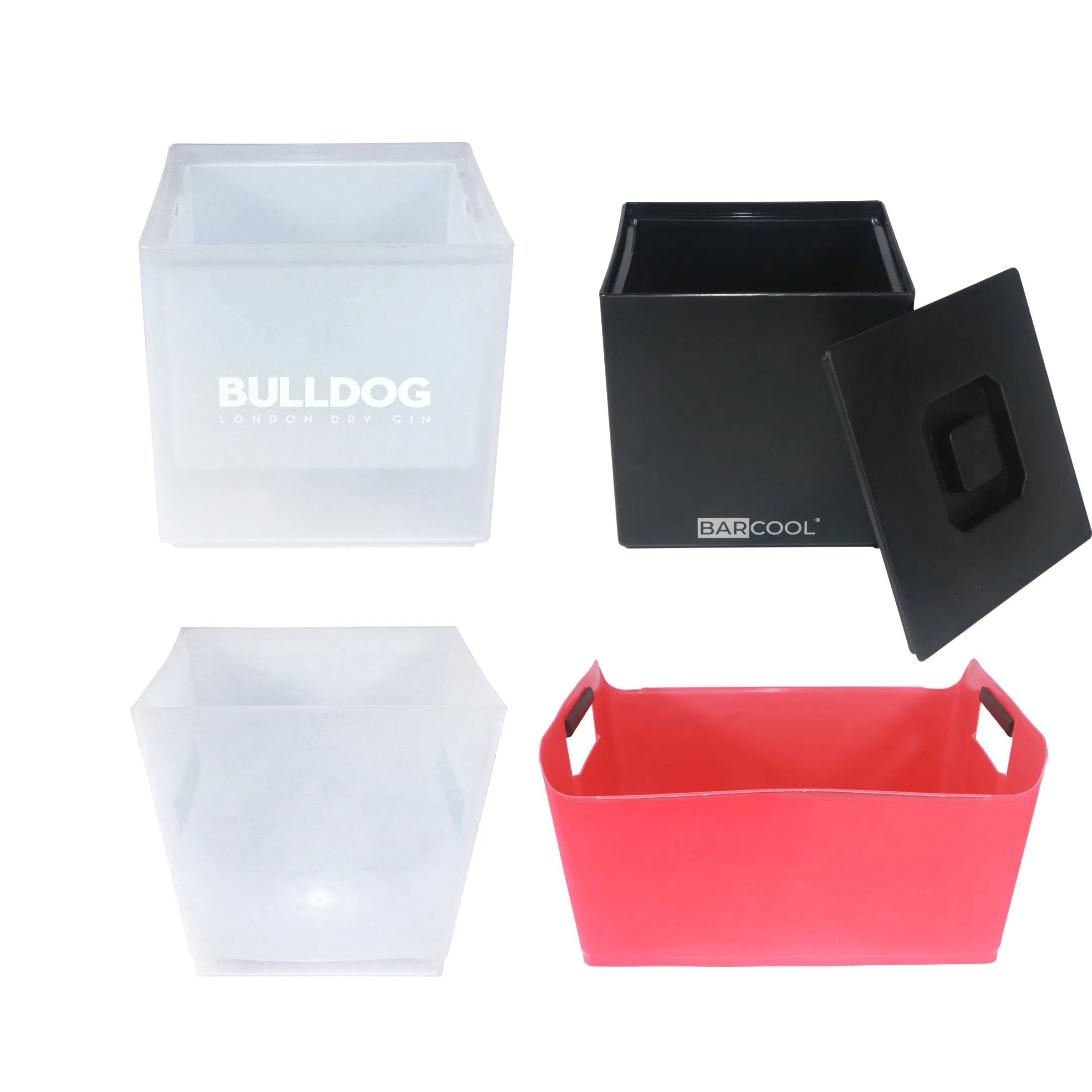 Custom Logo Color Size Smooth Surface Strong Sturdy Material Double Wall Drink Ice Bucket for James Ready Kokanee Beer