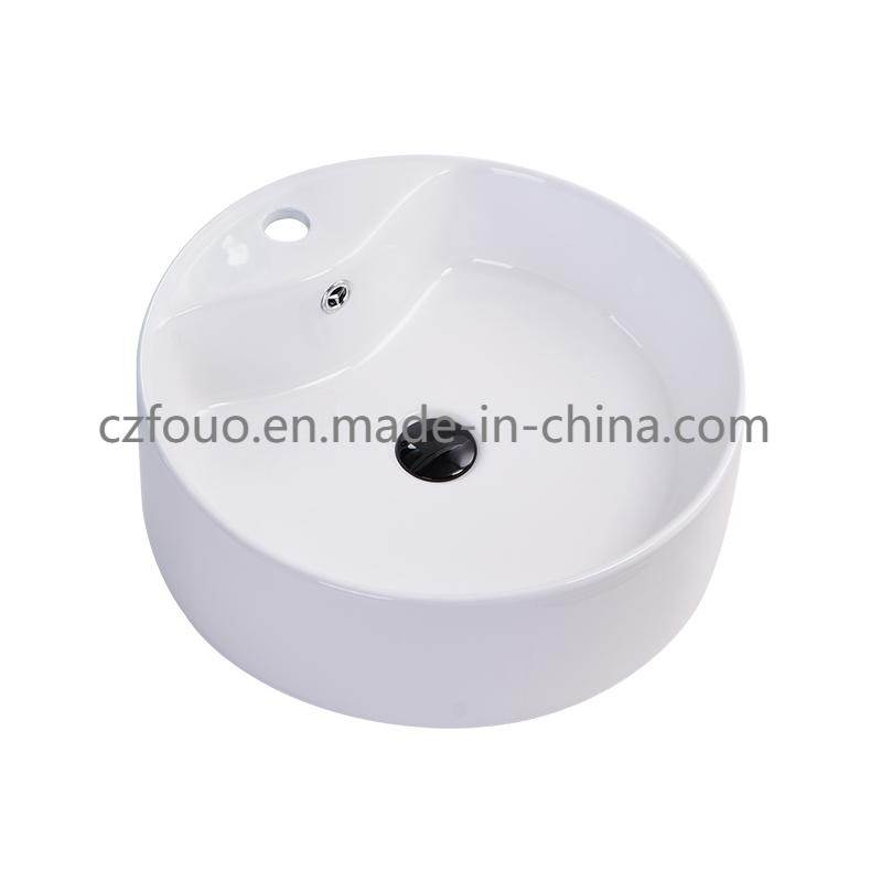 OEM Modern Round Bathroom Ceramic Sink Art Basin Sanitary Ware Wholesale Cheap Price Wash Basin
