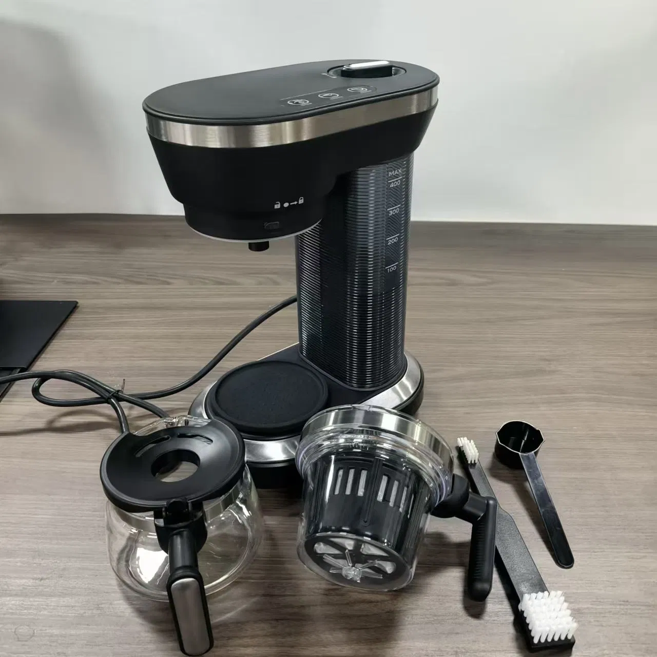 Commercial & Home with Auto Grinding, Strong Brew, Tritan Cup, 80º C Perfect Temp Coffee Maker