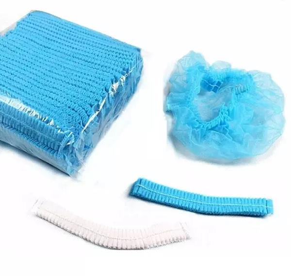 Disposable Hats Bouffant Hat Dustproof Sterile Caps Nonwoven Hat for Hospital/Homeuse