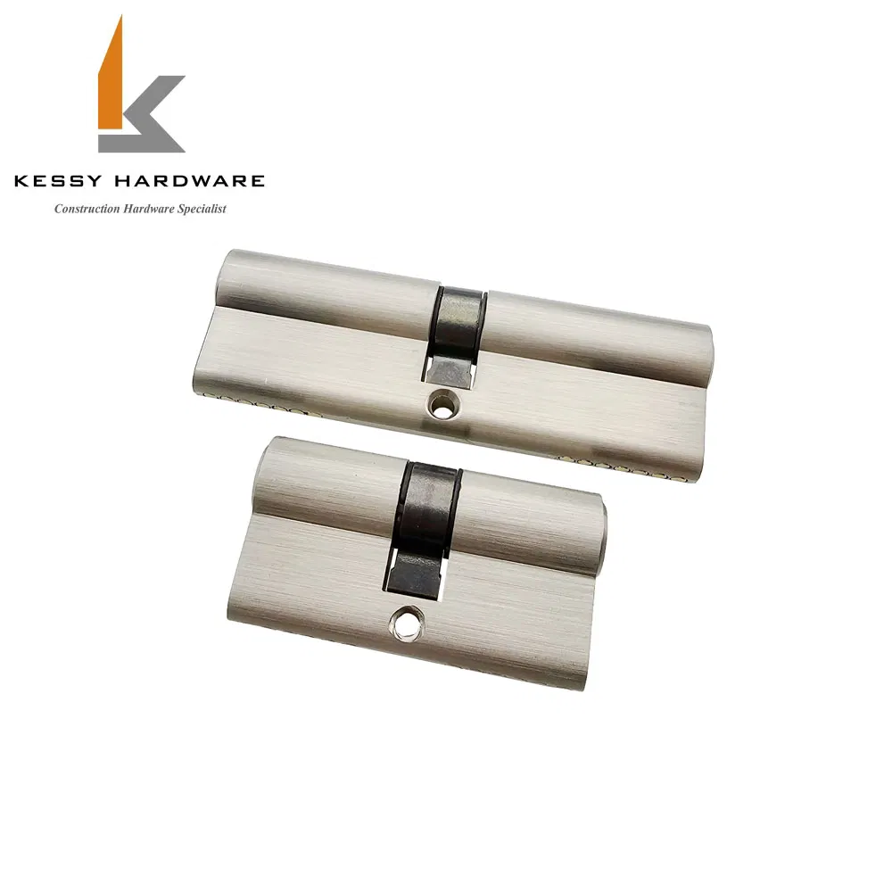 60mm Cylinder Sx60c Zinc Body Brass Core 3 Normal Iron Key Double Open Cylinder
