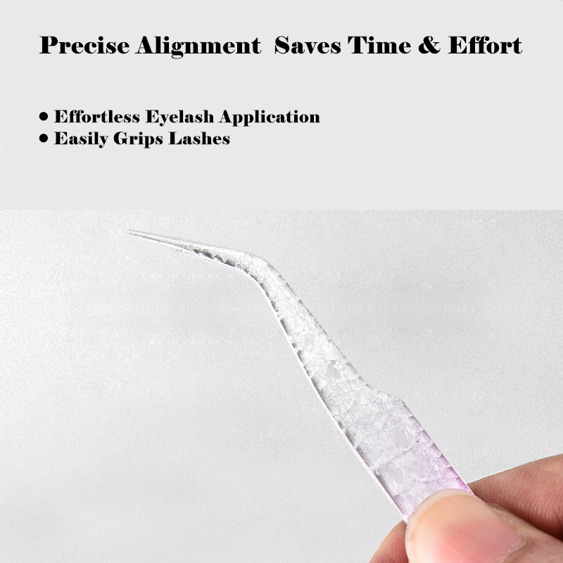 Salon Grade High-Precision Multi-Purpose Curved False Eyelash Jewelry Making Nail Art Tweezers