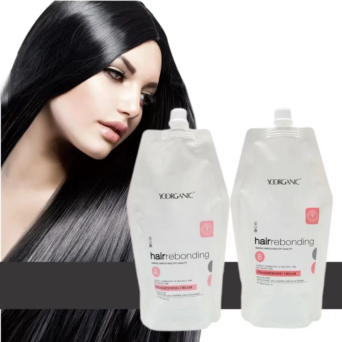 1000ml*2 Hair Straightening Keratin Hair Rebonding Hair Perm OEM Private Label