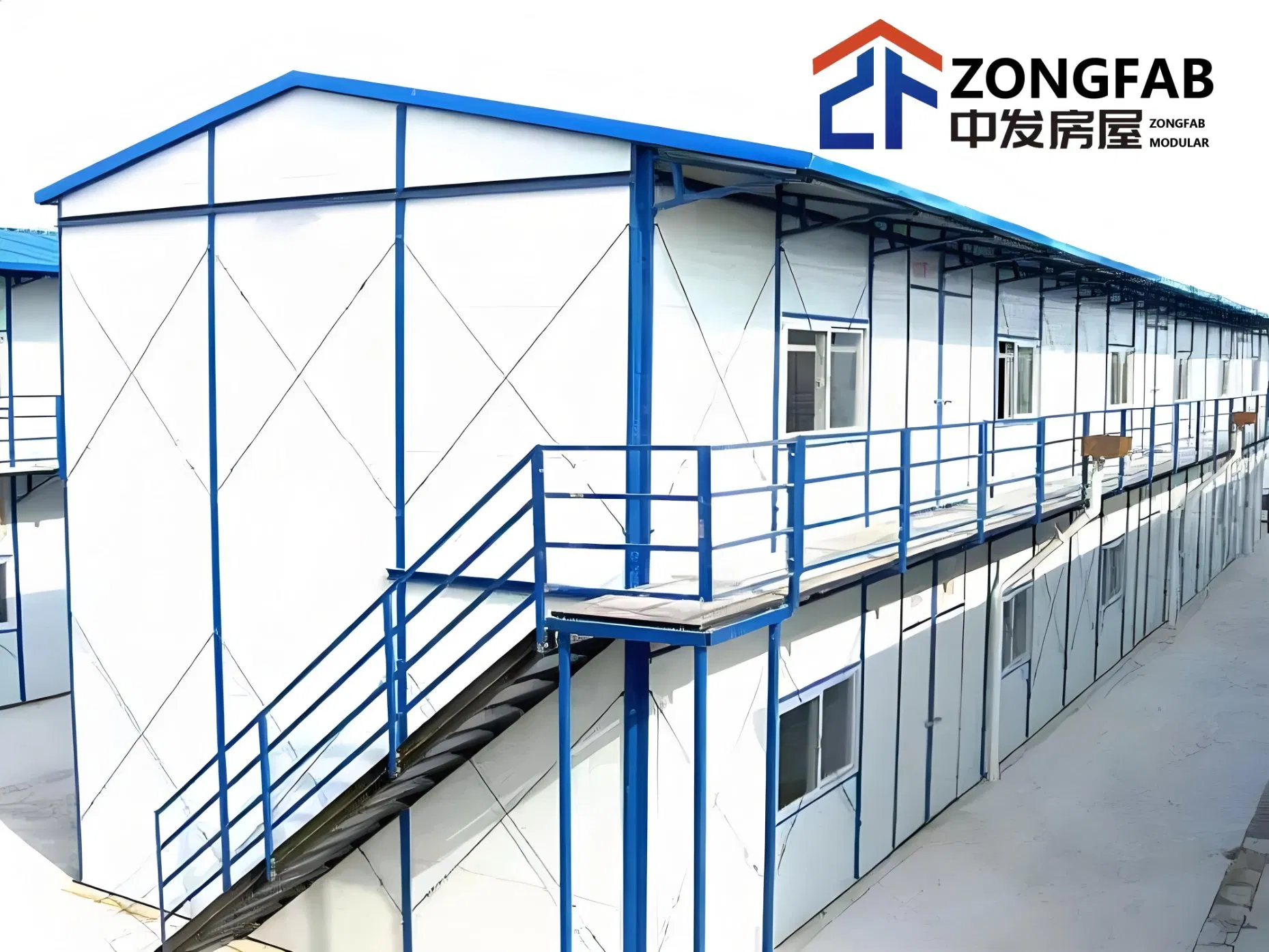 Long Service Detachable Movable Mobility Safe Strong Movable Prefabricated Sandwich Panel House