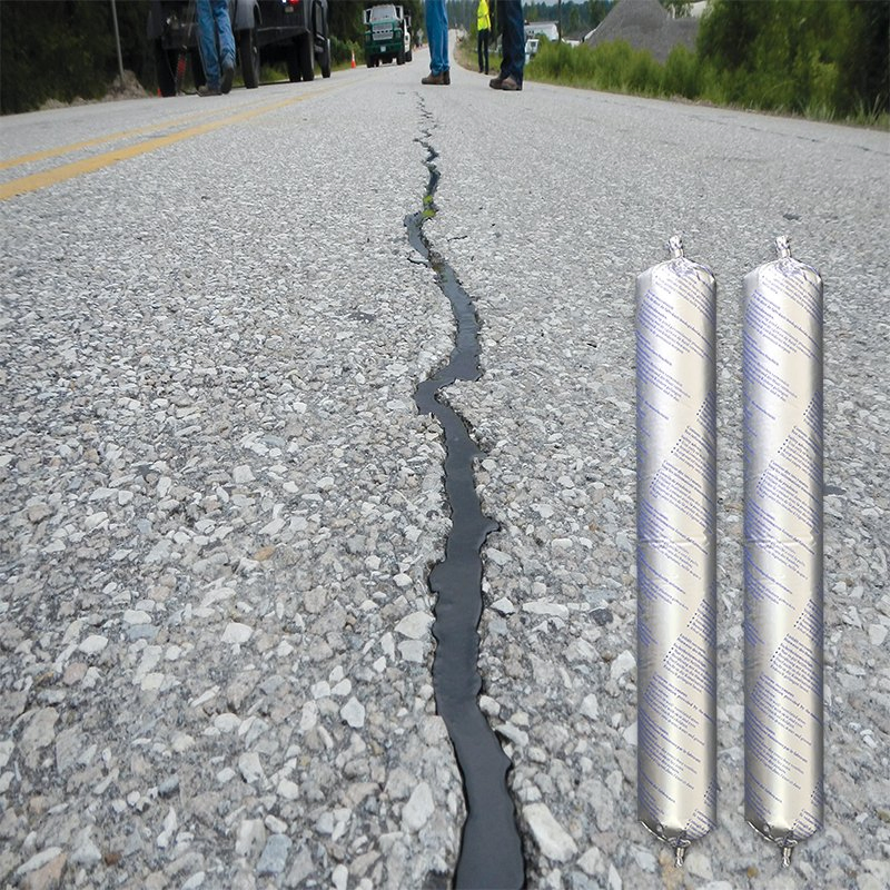 Siway Sv313 One Component Grey Construction Concrete Expansion Joint PU Sealant Self Leveling Polyurethane Adhesive