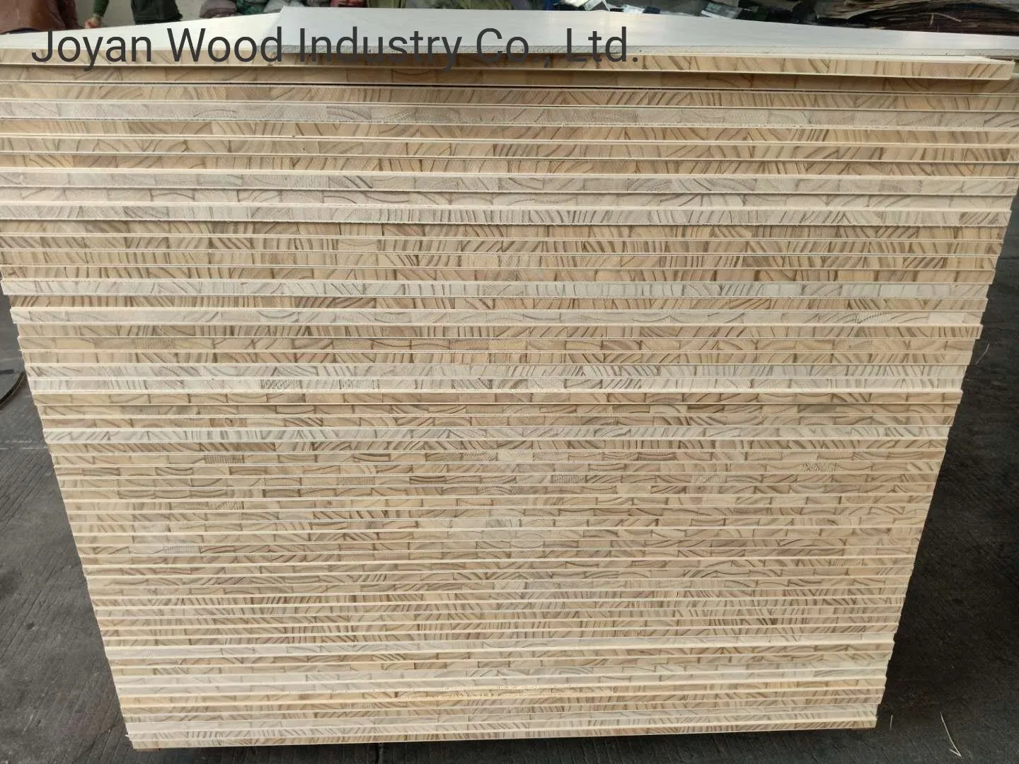 Embossed Melamined Block Board with Falcata Core/Poplar Core/Pine Wood Core
